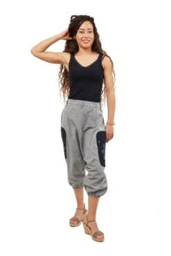 Sarouel Ally -Ethno Style Soldes sarouel pantacourt bermuda indian flower ally 3