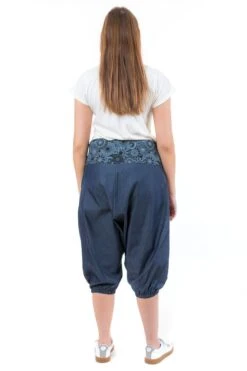 Sarouel Jean -Ethno Style Soldes sarouel raccourci pantacourt bermuda jean 2