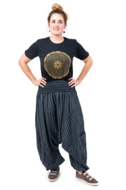 Sarouel Payah -Ethno Style Soldes sarouel rayures mixte grande taille payah 2