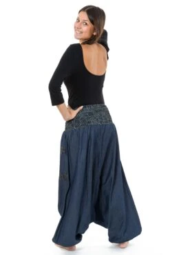 Sarwel Ethnic Mixte -Ethno Style Soldes sarwel jean denim homme femme ceinture elastique urban ethnic 2