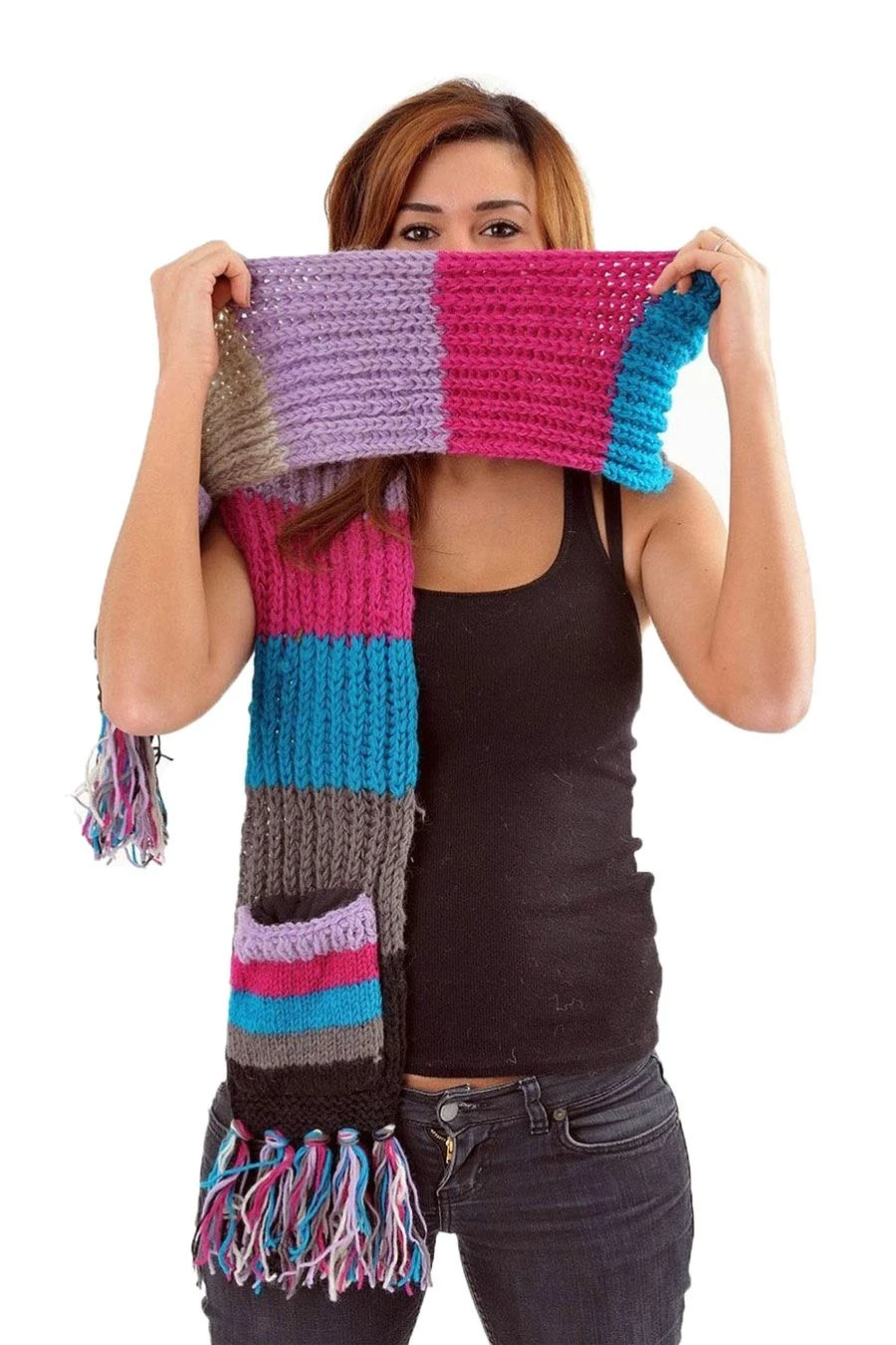 Echarpe Multicolore 6 Echarpe Multicolore – Image 6