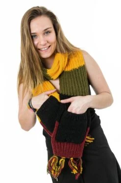 Echarpe Multicolore 15 Echarpe Multicolore -Ethno Style Soldes t1 echarpe mouffle pure laine multicolore 7