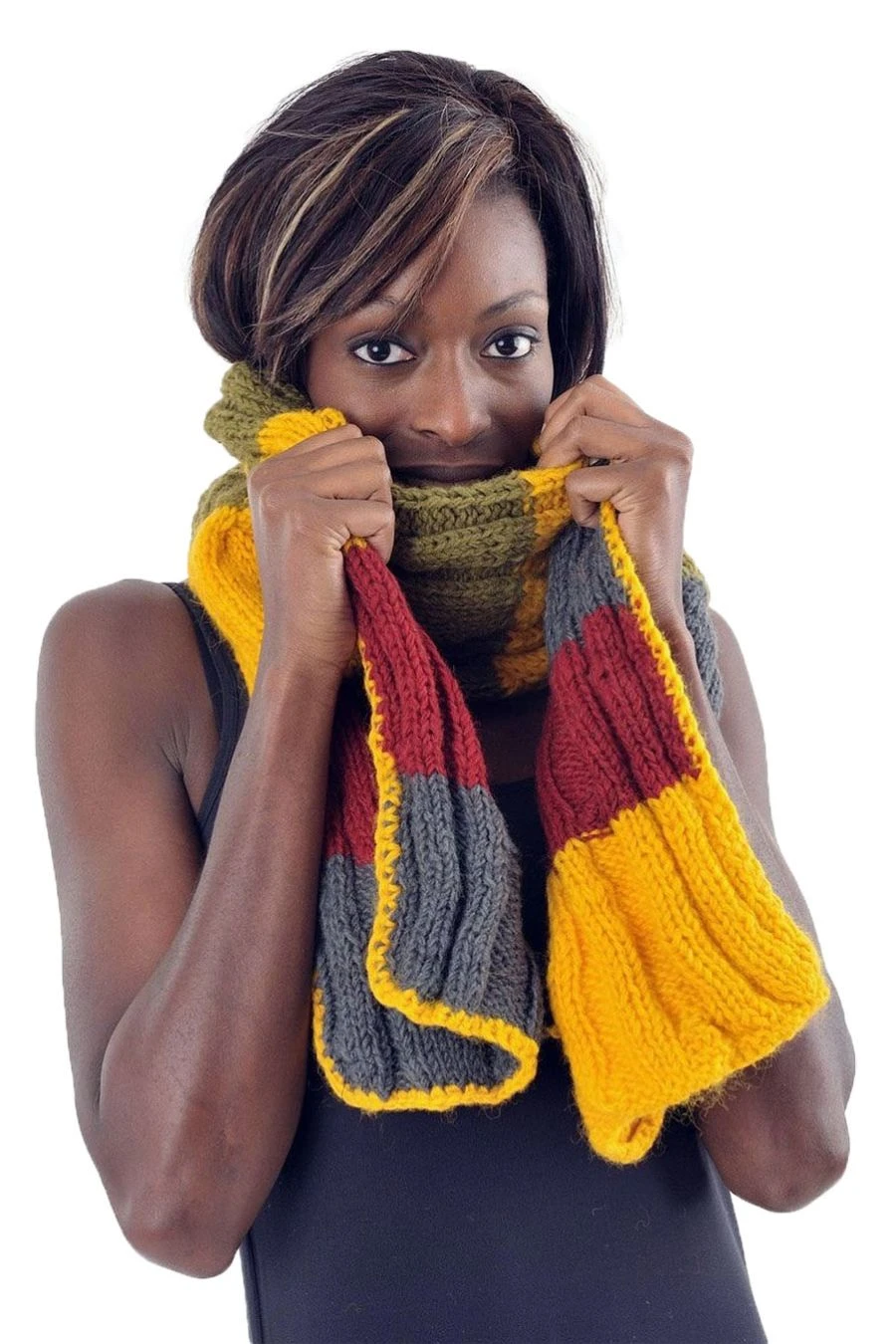 Echarpe Multicolore Mixte 2 Echarpe Multicolore Mixte – Image 2