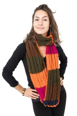 Echarpe Multicolore Mixte 12 Echarpe Multicolore Mixte -Ethno Style Soldes t10 echarpe pure laine douce multicolore 2