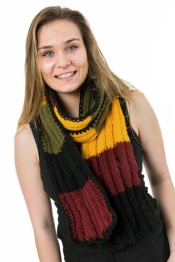 Echarpe Multicolore Mixte 17 Echarpe Multicolore Mixte -Ethno Style Soldes t10 echarpe pure laine douce multicolore 7