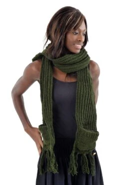 Capuche -Ethno Style Soldes t2 le 3 en 1 capuche echarpe mouffle pure laine douce 10 cou 6