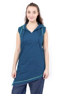 Tunique Safari -Ethno Style Soldes tunique ethnique a capuche base asymetrique safari 4